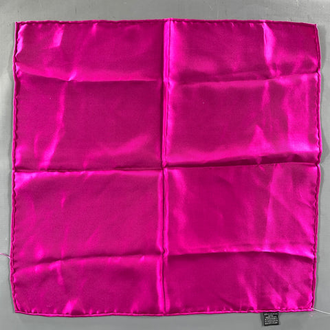 NO BRAND Pink Shimmer Silk Pocket Square