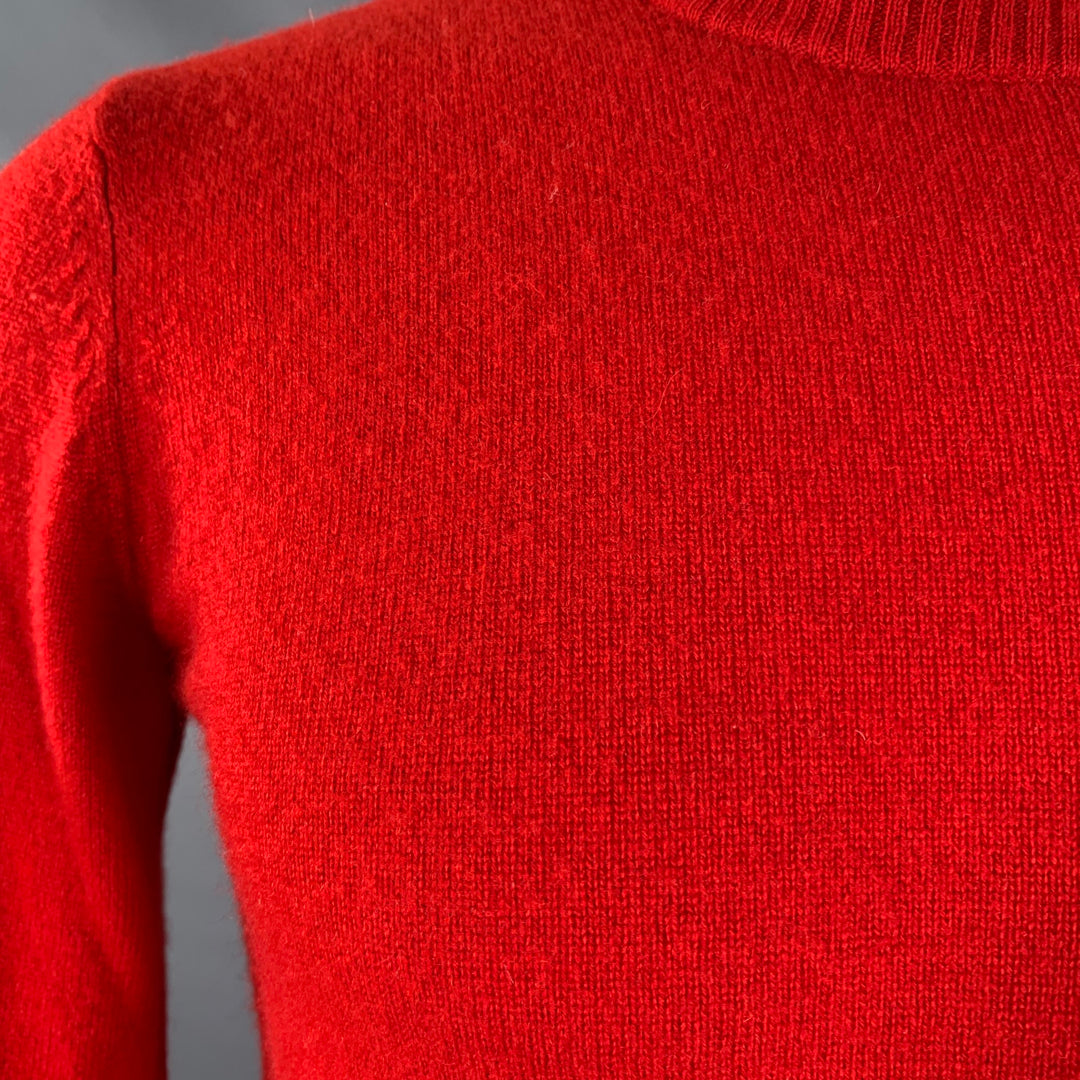 THEORY Size XS Red Cashmere Crew Neck Sweater