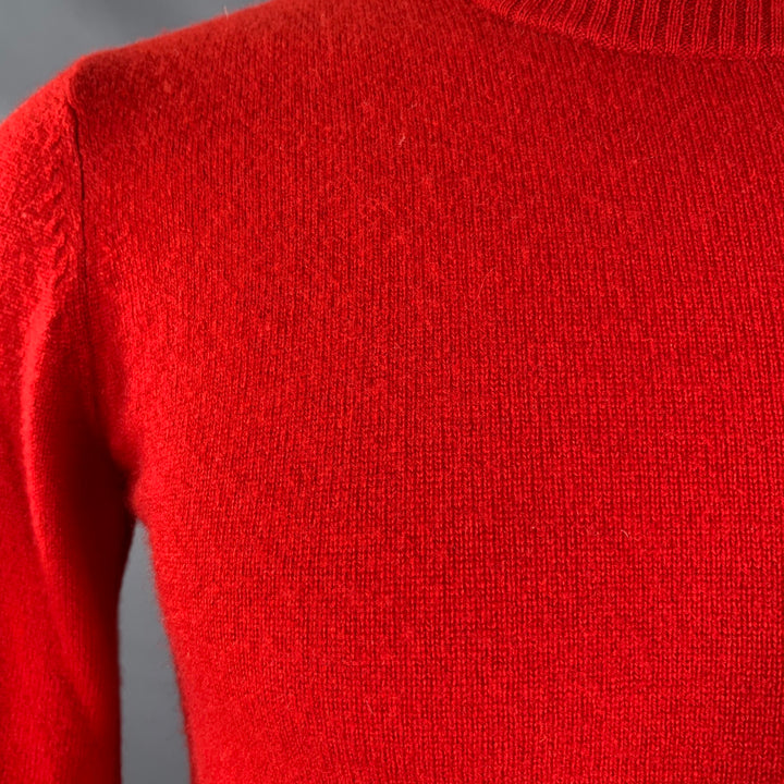 THEORY Size XS Red Cashmere Crew Neck Sweater