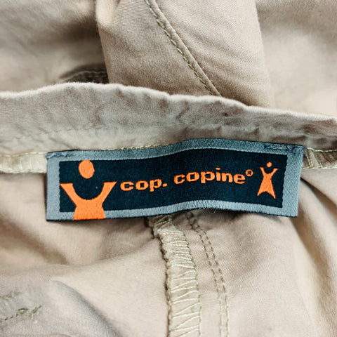 COP. COPAINE Size 6 Khaki Cotton Cropped Casual Pants