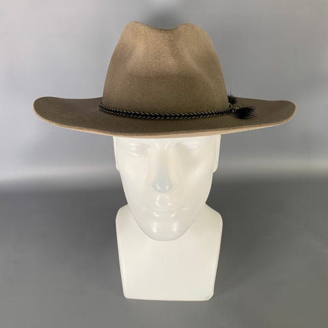 STETSON Size 7.5 Tan Khaki TFUNDF 41328174 Felt Hats