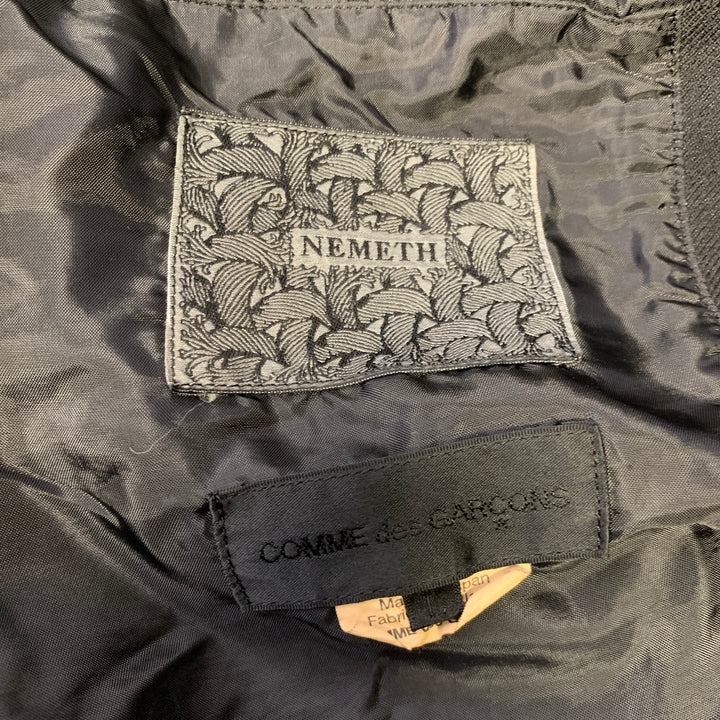 COMME des GARCONS Size L Black Polyester Oversized Jacket