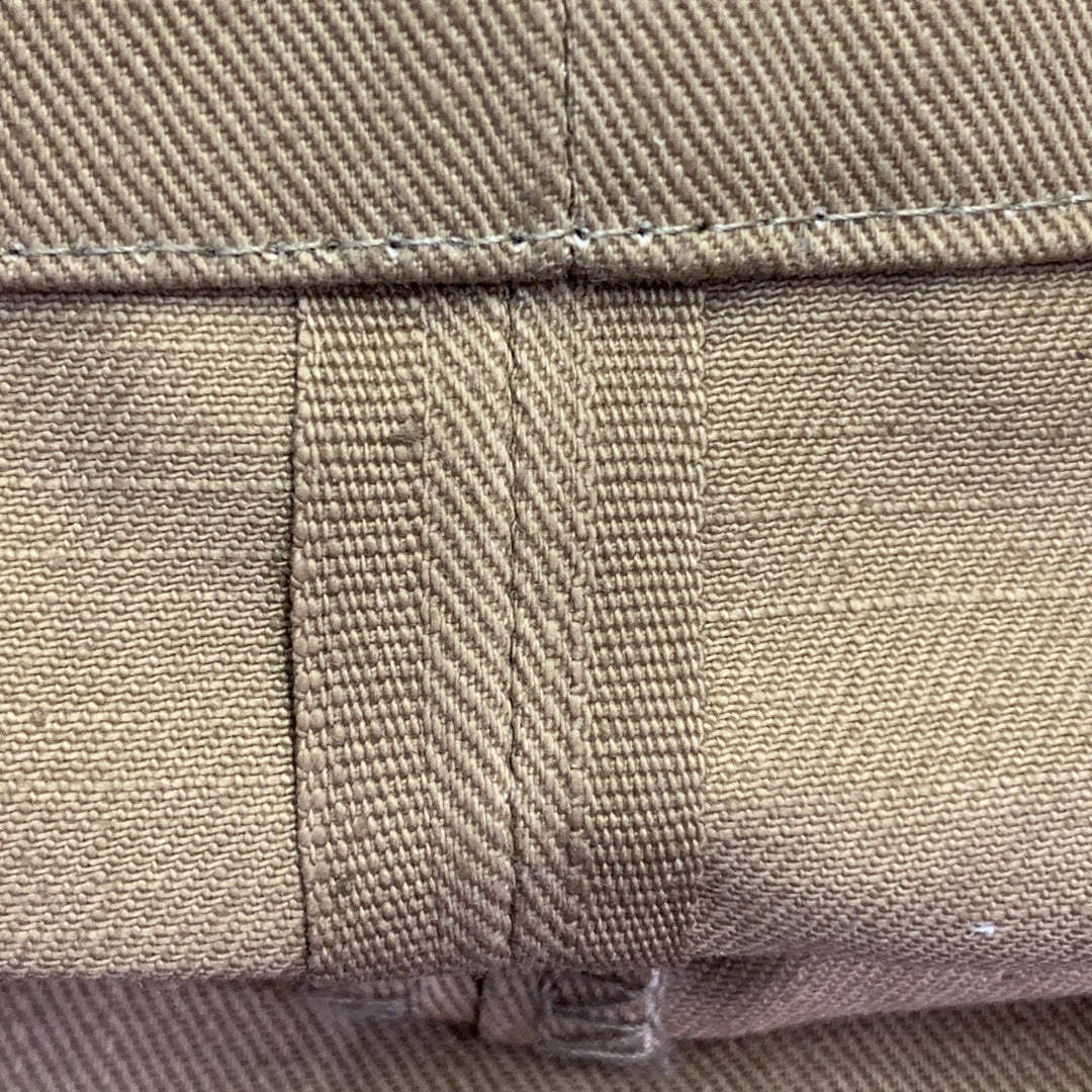 RRL by RALPH LAUREN Size 36 Camel Cotton Selvedge Twill Straight Button Fly Chino Casual Pants