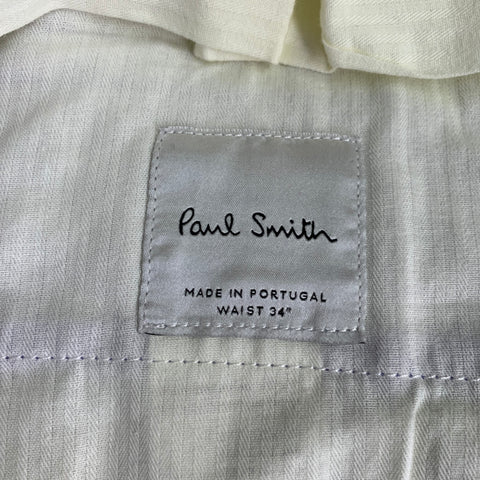 PAUL SMITH Size 36 Soho Fit Purple Lavender Wool Notch Lapel Suit