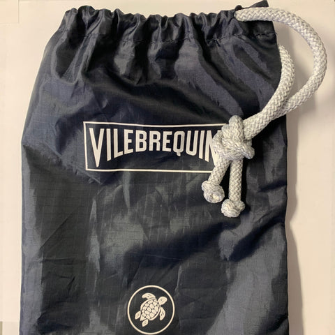 Slip de bain VILEBREQUIN Taille L Noir Bleu marine Polyamide Élasthanne