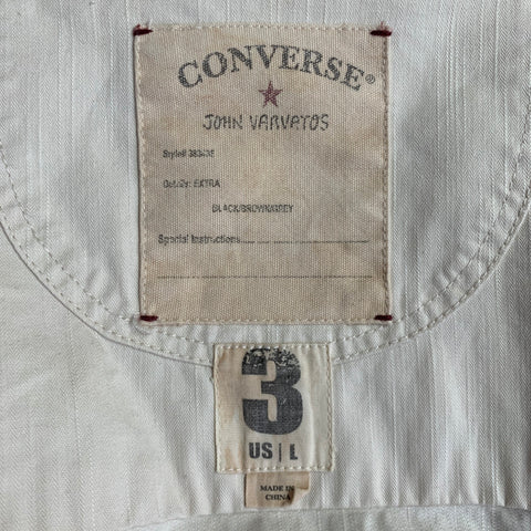 JOHN VARVATOS STAR USA Size L Cream Grey Cotton Hooded Jacket