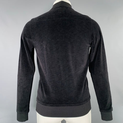 TODD SNYDER Taille XS Noir Tissu éponge Coton Polyester Sweat-shirt