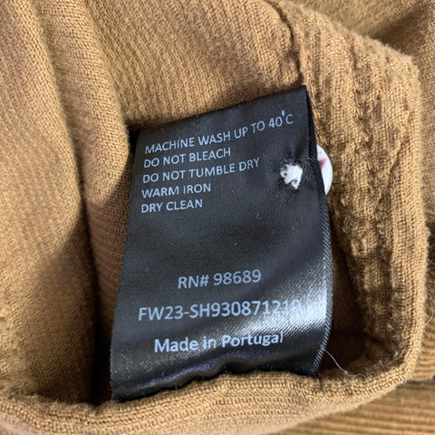 TODD SNYDER Size L Brown Corduroy Cotton Western Long Sleeve Shirt