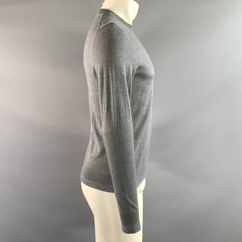 TED BAKER Size S Grey Knit Wool Pull On Pullover