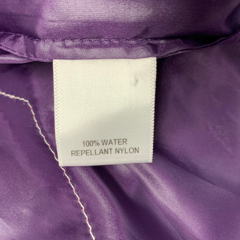 PRABAL GURUNG Size M Purple Orange Pink Color Block Nylon Jacket