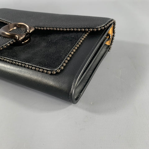 COACH Black Logo Leather Handbag Handbag & Leather Goods