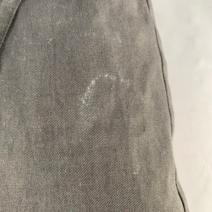 WALTER VAN BEIRENDONCK SS14 Budapest Black Multi Color Embroidered Cotton Crossbody Bag