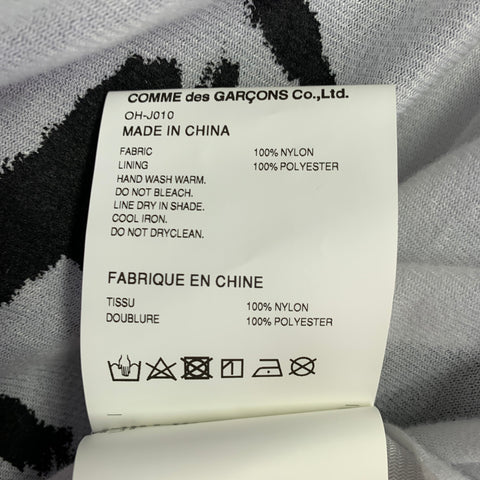 COMME des GARCONS 2022 Size XL Black Logo Windbreaker Jacket