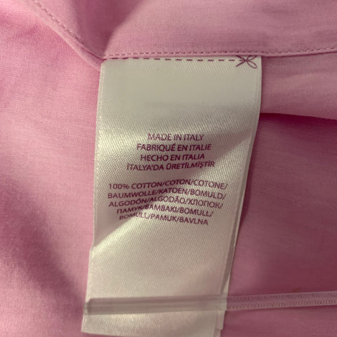 RALPH LAUREN Size XL Pink Cotton Pointed Collar Long Sleeve Shirt
