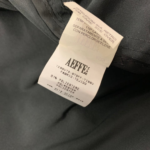 JEAN PAUL GAULTIER Taille 8 Trench long en soie polyester noir