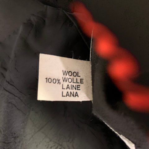 BRIONI Size 46 Black Wool Double Breasted Tuxedo