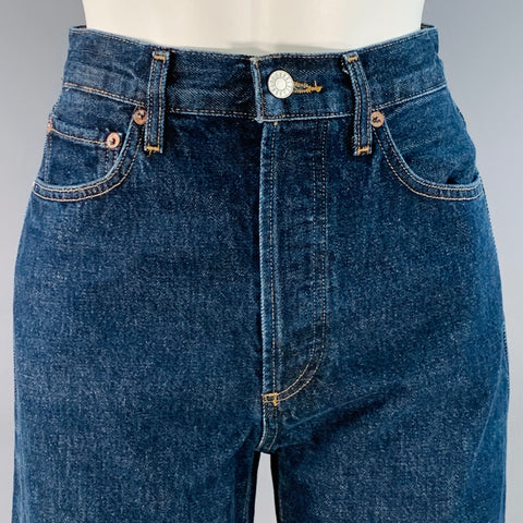 AGOLDE Size 25 90s Pinch Blue Indigo Cotton Straight Button Fly Jeans