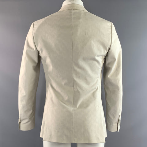 DOLCE & GABBANA FW2016 Chest Size 38 Cream Ivory Peak Lapel Sport Coat
