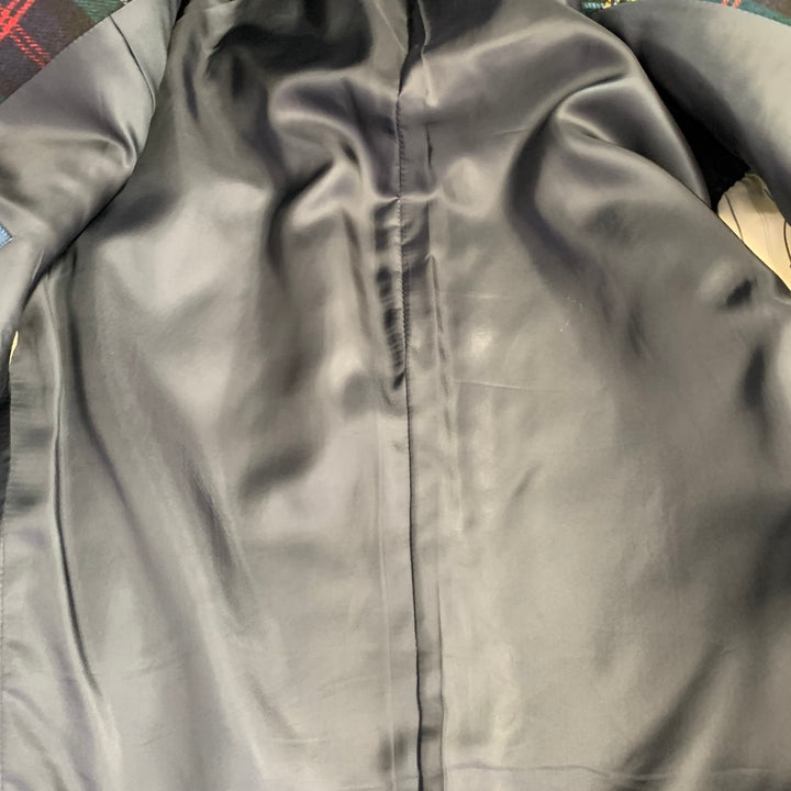 POLO by RALPH LAUREN Size 42 Long Green Red Plaid Wool Cashmere Sport Coat