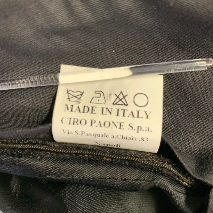 KITON Size 36 Brown Heather Wool Cashmere Flat Front Dress Pants