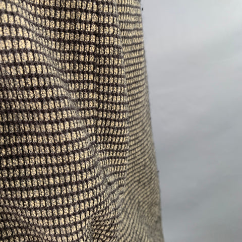 Veste de sport BILLY BLUE en laine à carreaux gris-beige, taille 42, à boutonnage simple