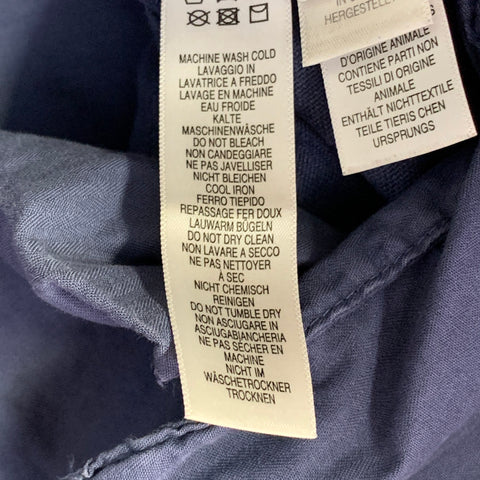 Pantalon cargo décontracté PS by PAUL SMITH taille 30, camouflage bleu-gris, braguette zippée