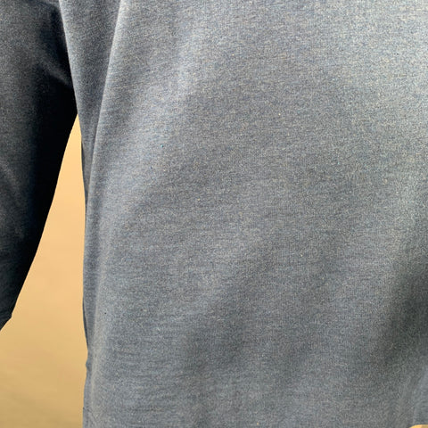 PAUL & SHARK Size XL Blue White Cotton Long Sleeve Polo