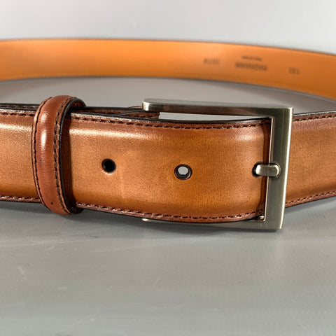MAGNANNI Size 42 Brown Leather Belt