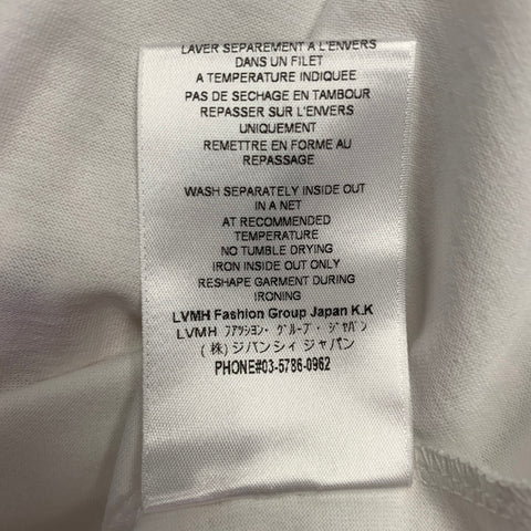 GIVENCHY 2020 Size M Lunar New Year White Pink Rat Print Cotton Crew Neck T-shirt