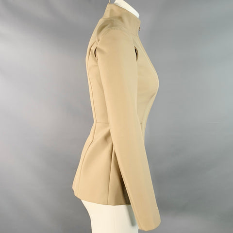 MAISON MARGIELA x H&M Taille 36 Beige Mélange de Polyester Veste Blazer Découpes