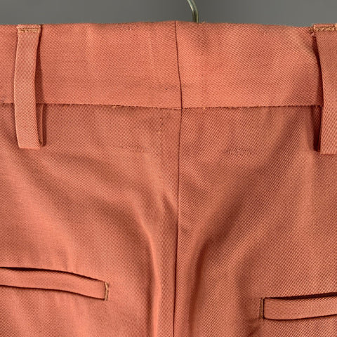 DRIES VAN NOTEN Size 32 Pink Coral Cotton Shorts