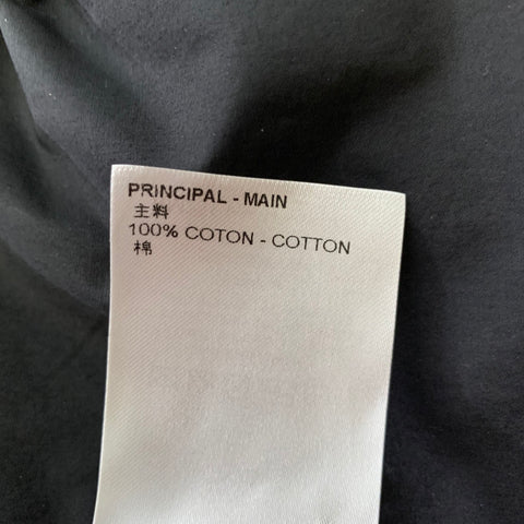 LOUIS VUITTON Size XL Black Cotton Layered Long Sleeve Shirt