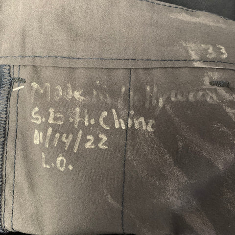 SCHAEFFER'S Size 33 Navy Twill Chino Casual Pants