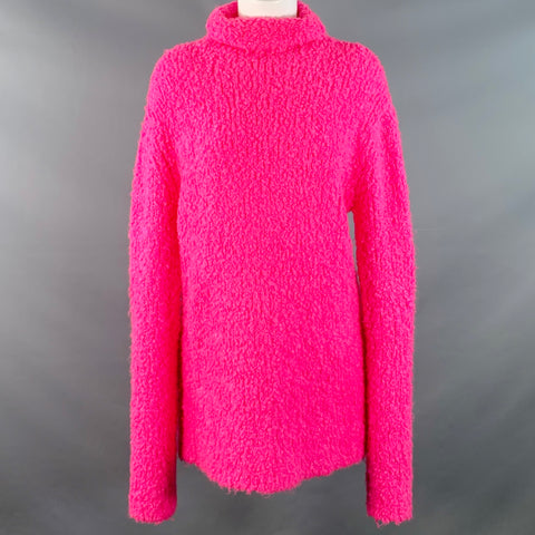 SIES MARJAN Size S Pink Acrylic Blend Knit Turtleneck Pullover