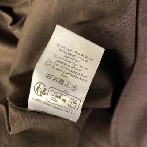LEMAIRE Size 42 Brown Cotton Linen Cropped Jacket