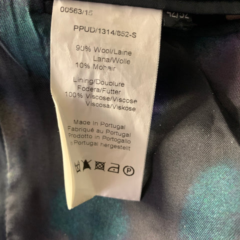 PS by PAUL SMITH Chest Size 42 Blue Wool Mohair Notch Lapel Sport Coat
