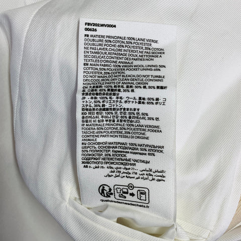 AMI by ALEXANDRE MATTIUSSI Size 34 Beige Wool Twill Double Breasted Sport Coat