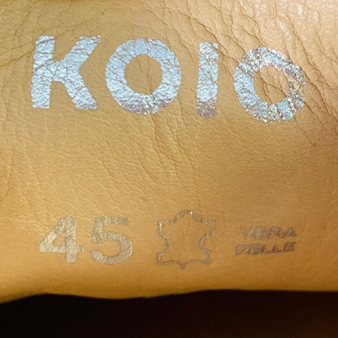 KOIO Size 12 Grey Suede Low Top Rubber Sole Sneakers