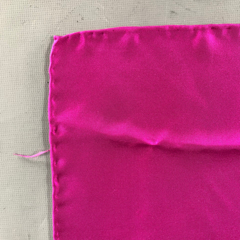 NO BRAND Pink Shimmer Silk Pocket Square