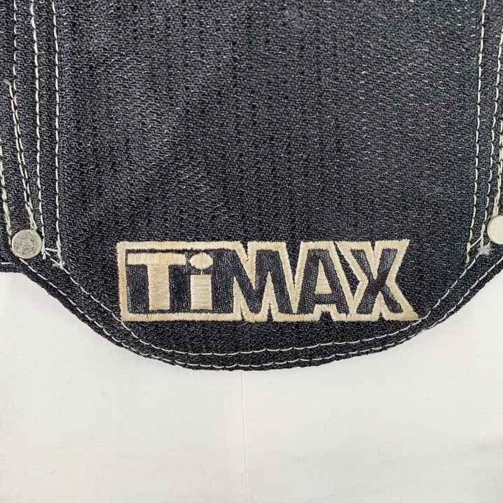 ICON Size L TiMAX Black Silver Nylon Motorcycle Jacket