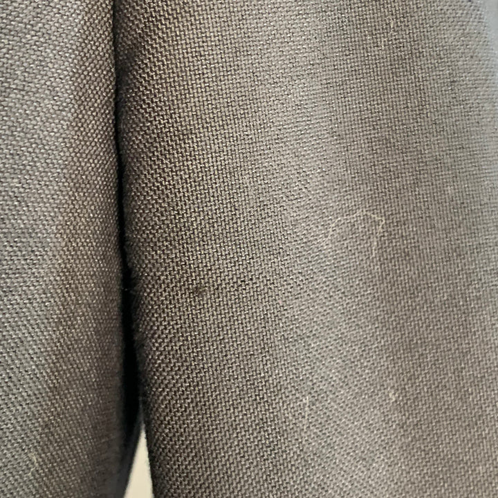 BURBERRY LONDON Size 42 Navy Cotton Blend Notch Lapel Sport Coat