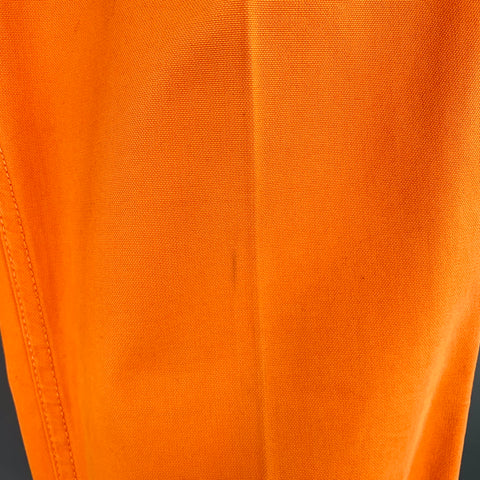 BURBERRY LONDON Size 32 Orange Cotton 5 Pockets Casual Pants
