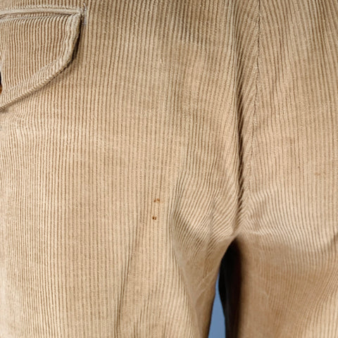 BAND OF OUTSIDERS Size S Tan Corduroy Cotton Notch Lapel Suit