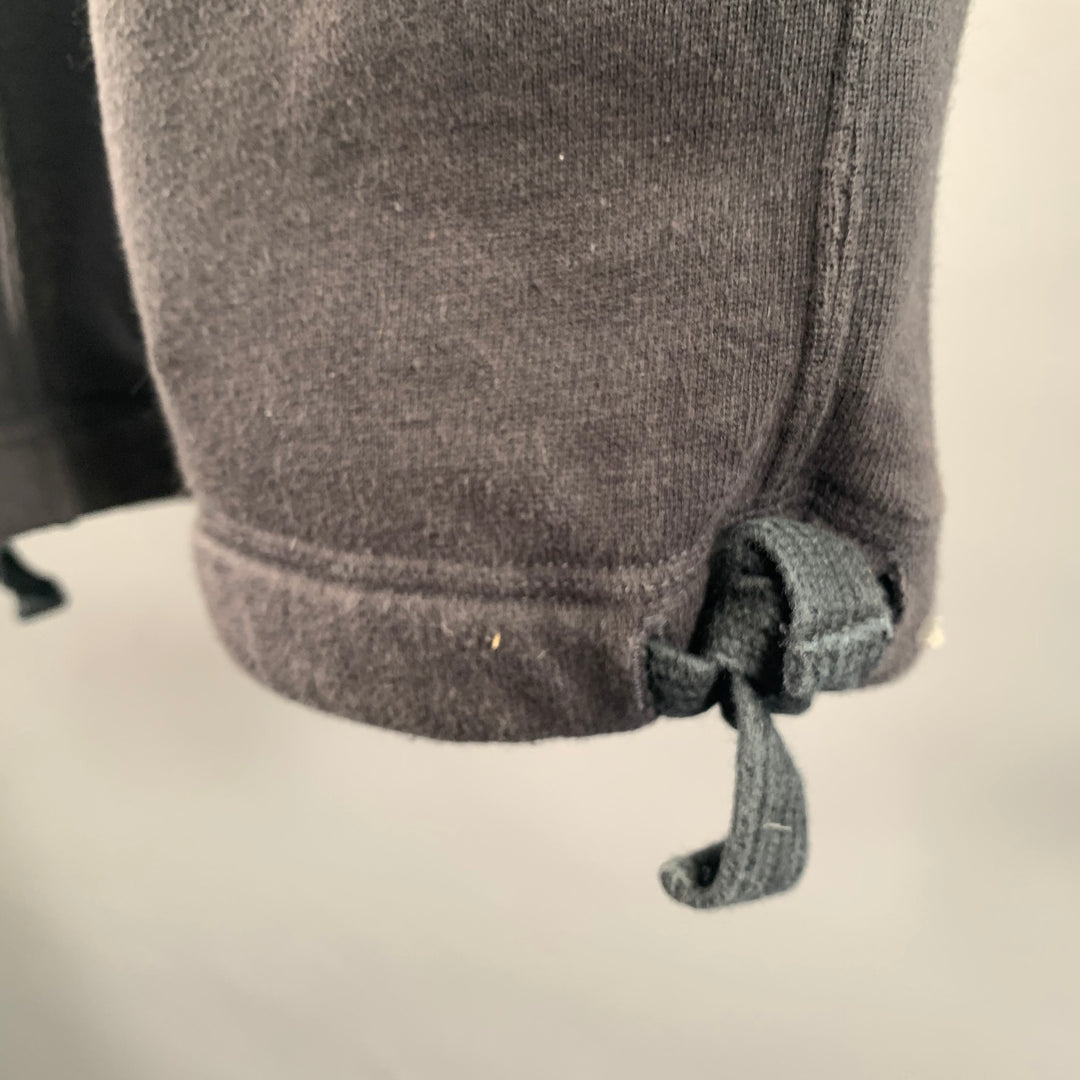 VISVIM Size S Black Washed Cotton Cashmere Sweatpants