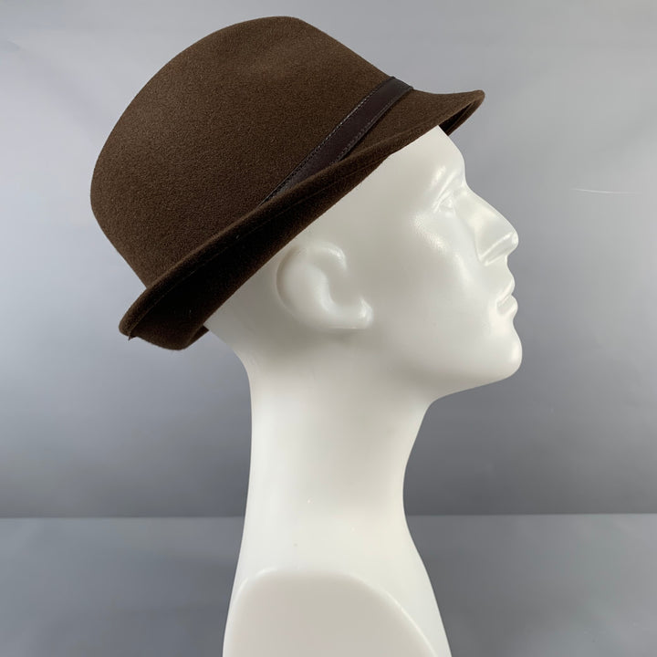 GUCCI Size L Brown Rabbit Hats