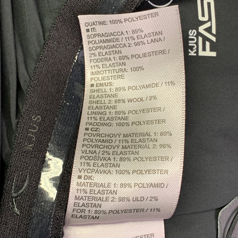 KJUS Size M Formula SE Grey Polyamide Blend Ski Jacket