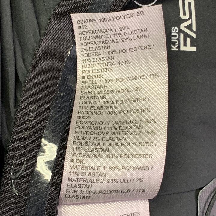 KJUS Size M Formula SE Grey Polyamide Blend Ski Jacket