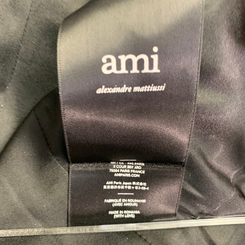 AMI by ALEXANDRE MATTIUSSI Size 38 Grey Wool Notch Lapel Suit