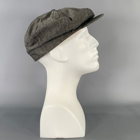 MONSIVAIS & CO. Size One Size Grey Canvas Cotton Hats