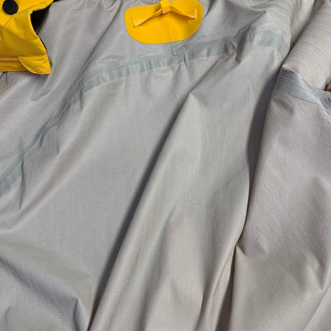 RIVIAN Size L Yellow Nylon Blend Zip Up Windbreaker Jacket